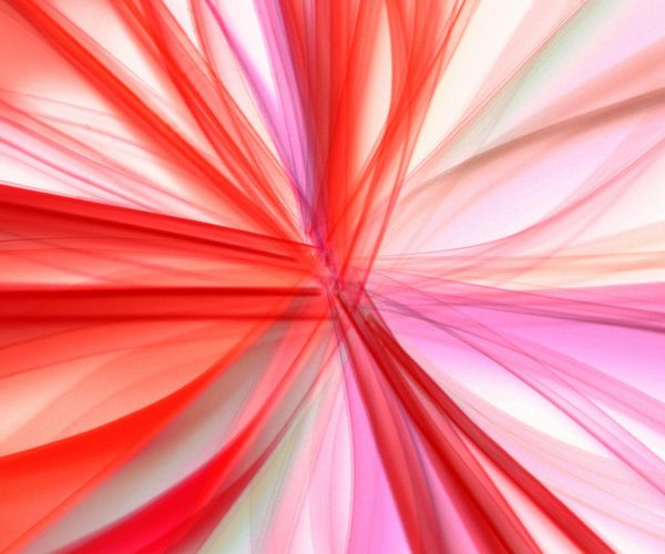 Abstract image representing the flow of energy with soft pink lines.